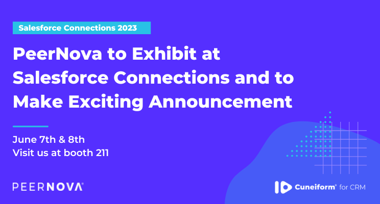 PeerNova to Exhibit at Salesforce Connections